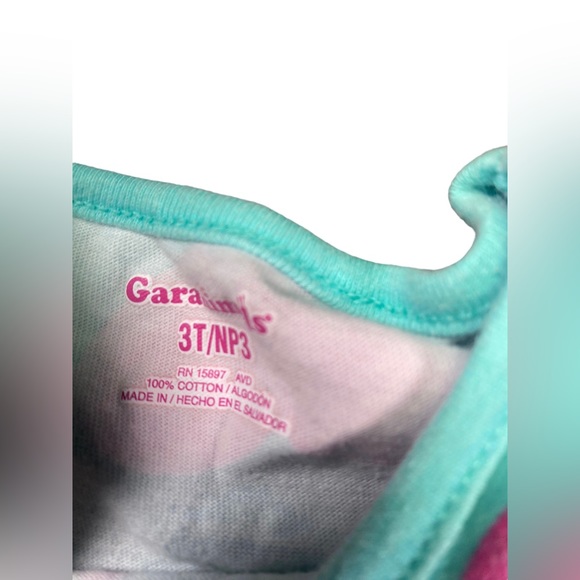 2 TANK TOPS FOR GIRLS SIZE 3 carters & Garanimals - Picture 6 of 6